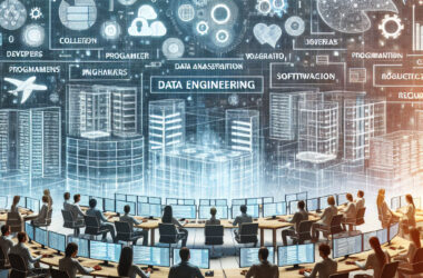 Praca jako inżynier danych w software house: przetwarzanie i analiza danych.